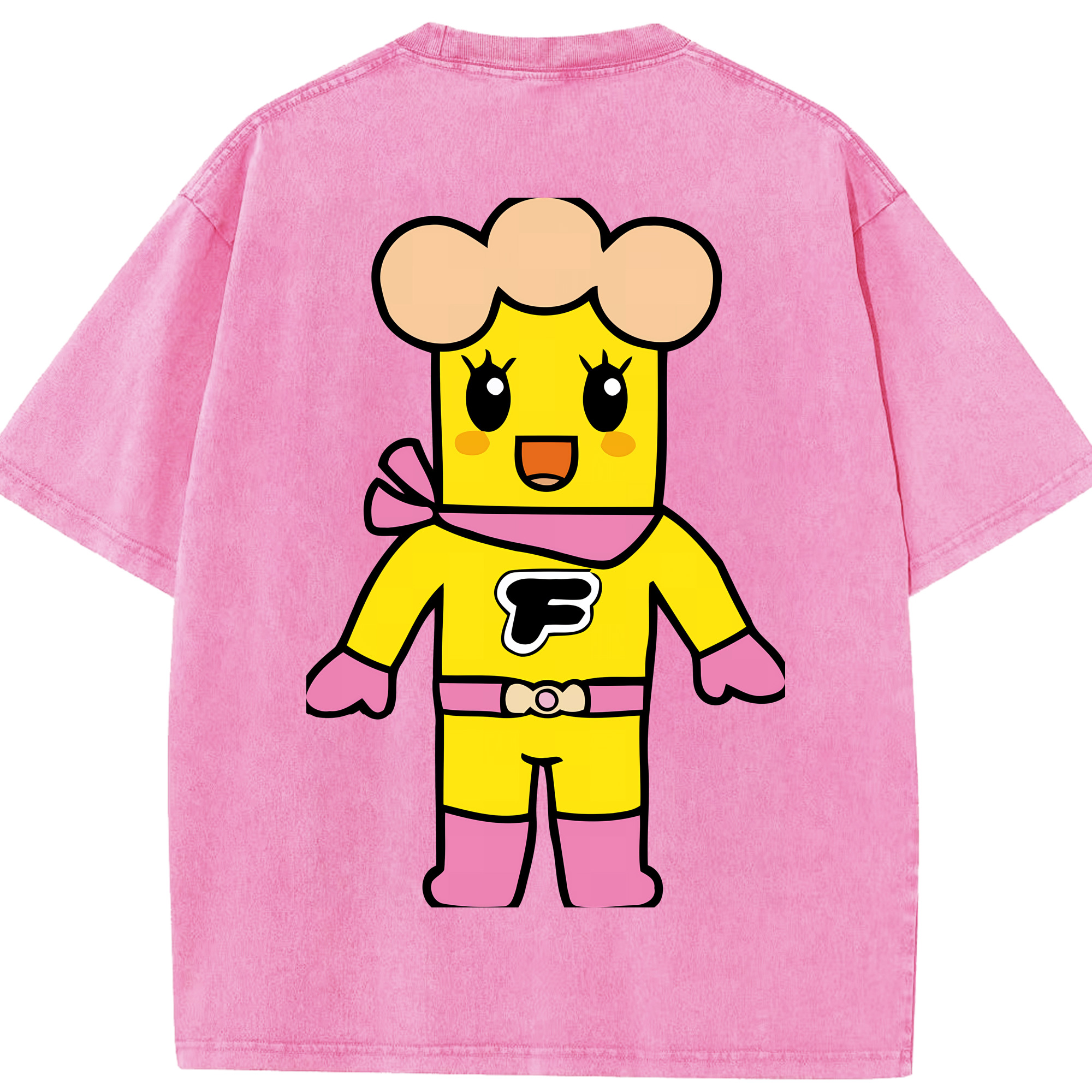 （画像用） アンパンマン Anpanman 綿100% ヴィンテージ風 半袖Tシャツ（背面プリント）